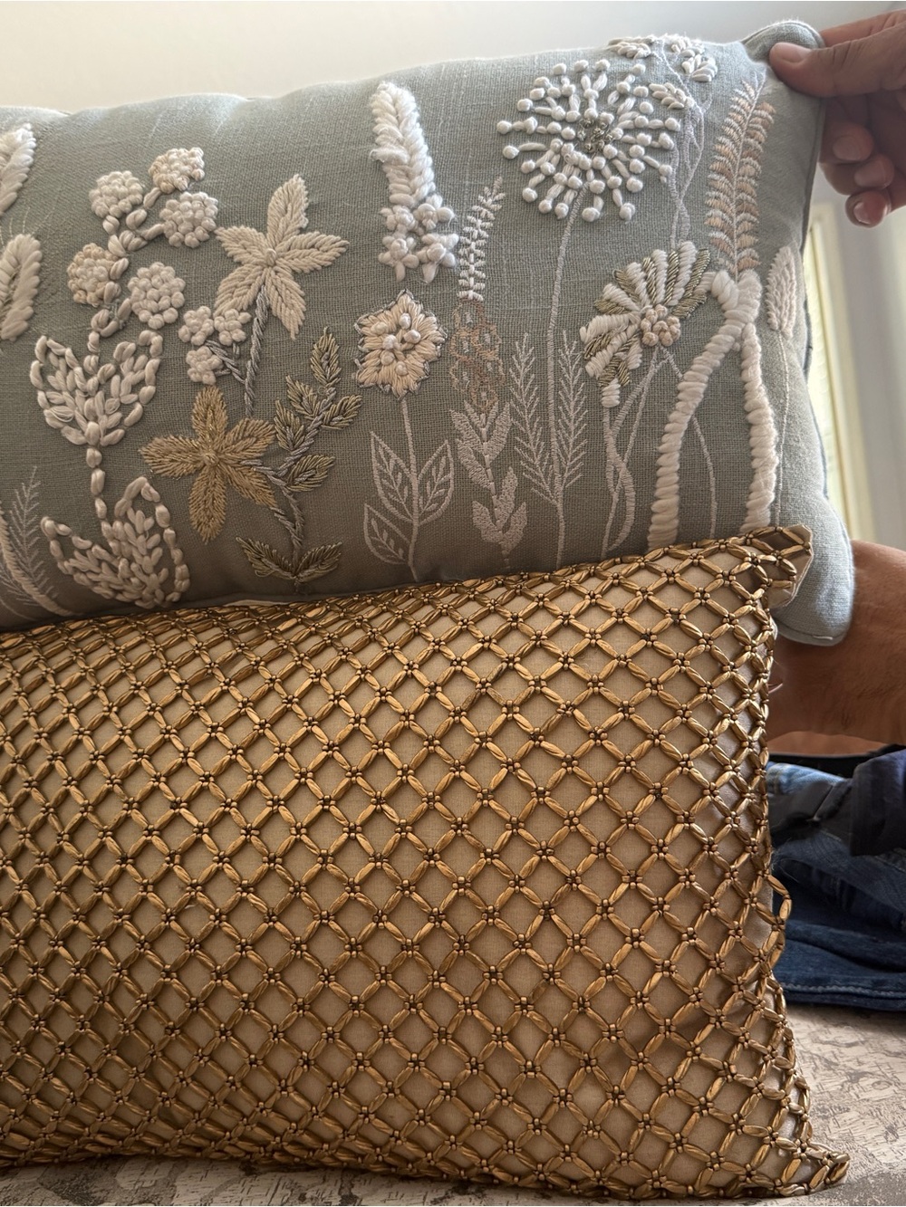 Pier 1 Decorative Throw Pillows – Set of 2